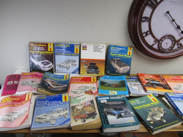 lot 73 image: Large Lot of Automotive Manuals etc