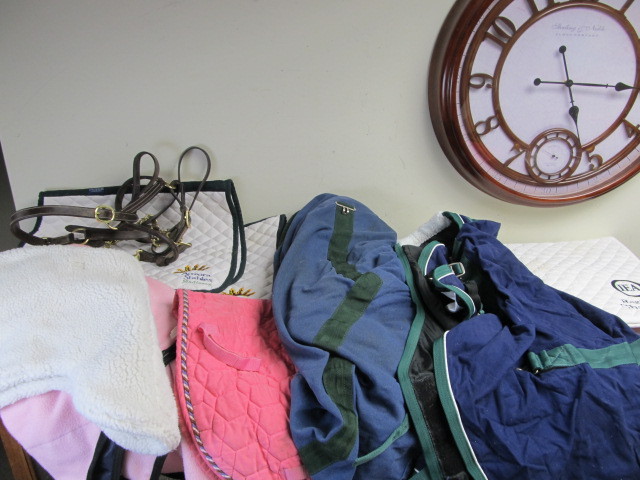 lot 78 image: Lot of Horse Blankets etc