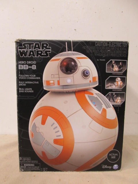 lot 67 image: Remote Control Star Wars BB-8 Hero Droid