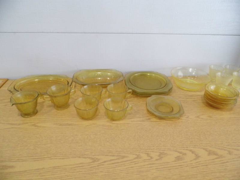 Yellow Depression Glass