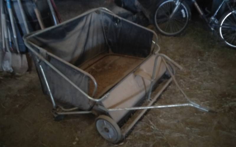 lot 7 image: Precision-Pro 38 Inch Trailing Lawn Sweeper