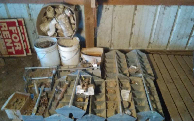 lot 15 image: Pallet Of Plumber Related, Organizers Of Assorted Hardware