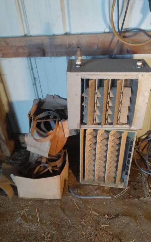 lot 46 image: 2-Heat Exchangers, 2-Boxes, Pipe Clevices