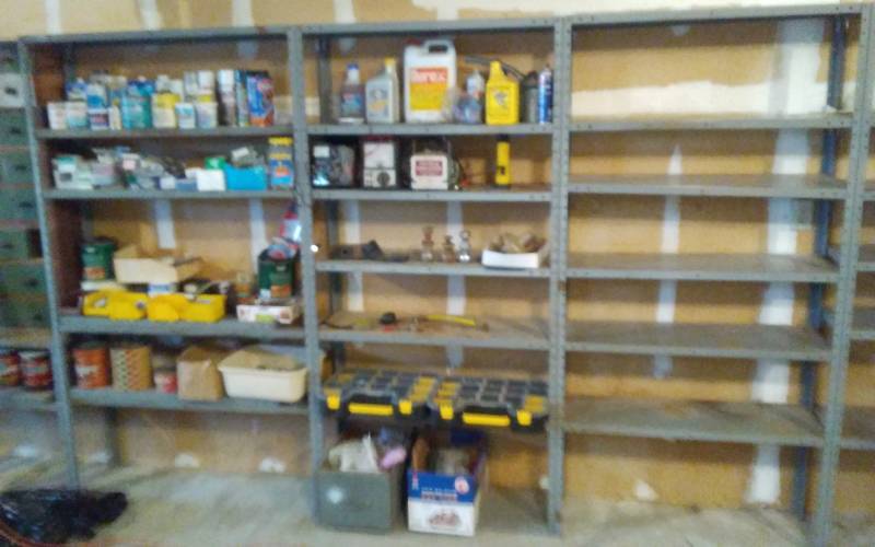 lot 93 image: 3-Shelves With Contents 36x12x73