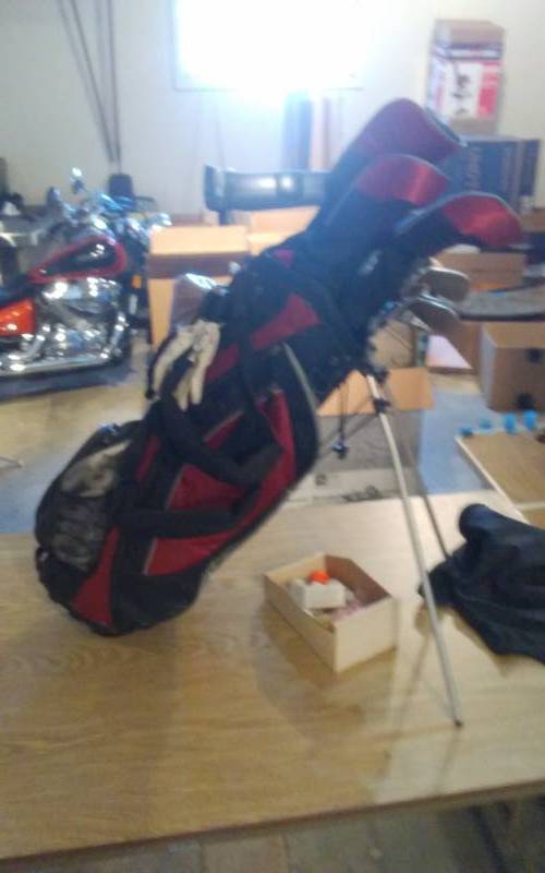 lot 111 image: Wilson Tour RX Golf Clubs With Bag, Balls & Other Accessories