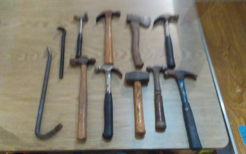 lot 132 image: Lot Of Assorted Hammers
