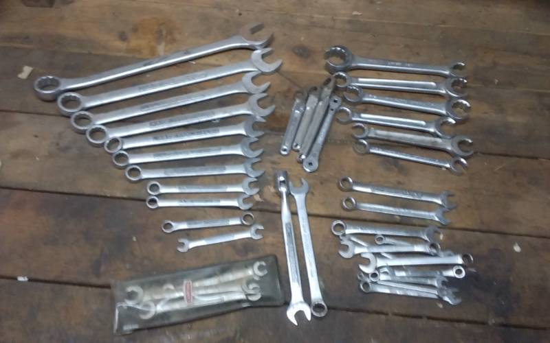 lot 148 image: Line Wrenches, Box Wrenches, Craftsman & Others