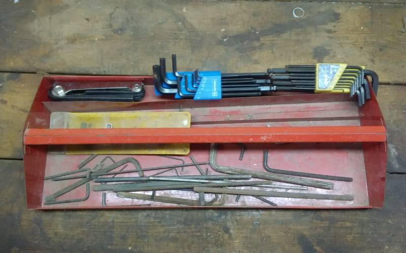 lot 156 image: Lot Of Hex Head Wrenches