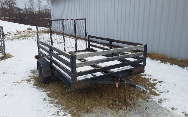 lot 19 image: 2006 Homemade Trailer 6-12 x 10
