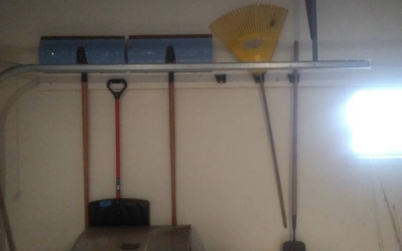 lot 85 image: Snow Shovels, Chipper, Rakes