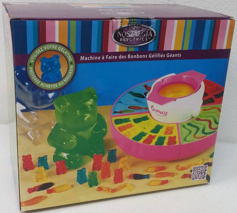 lot 12 image: Nostalgia Electrics Giant Gummies Candies Maker, as-new in box
