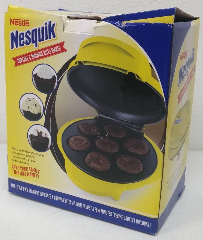 lot 27 image: Nestle Nesquik Cupcake & Brownie Bites Maker, as-new in box
