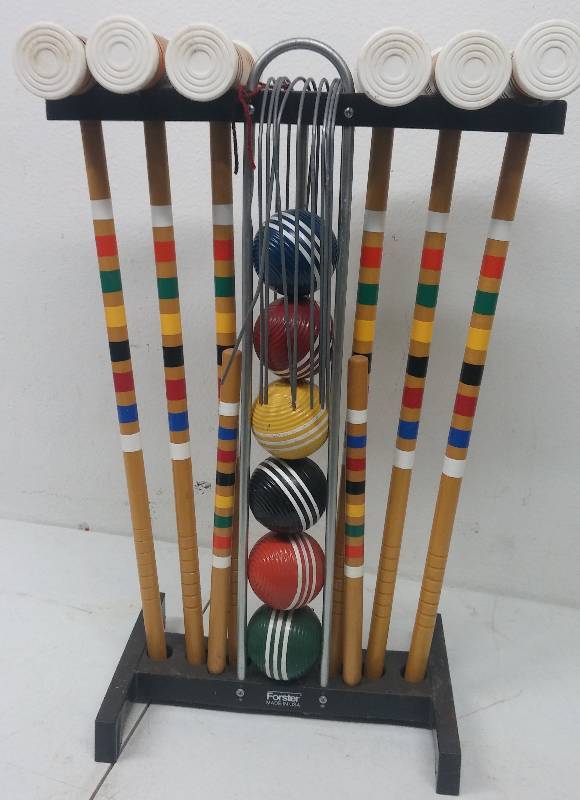 lot 62 image: Forster Croquet Set