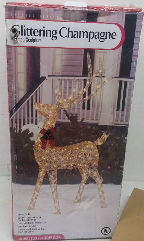 lot 63 image: Glittering Champaign Standing Buck
