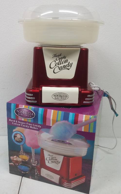 lot 66 image: Nostalgia Electrics Hard & Sugar-Free Candy Cotton Candy Maker