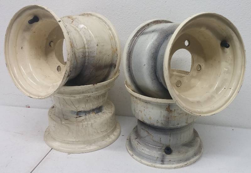 lot 125 image: 4pc set of Golf Cart Rims