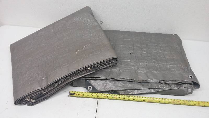 lot 132 image: 2 Large Heavy Duty Tarps