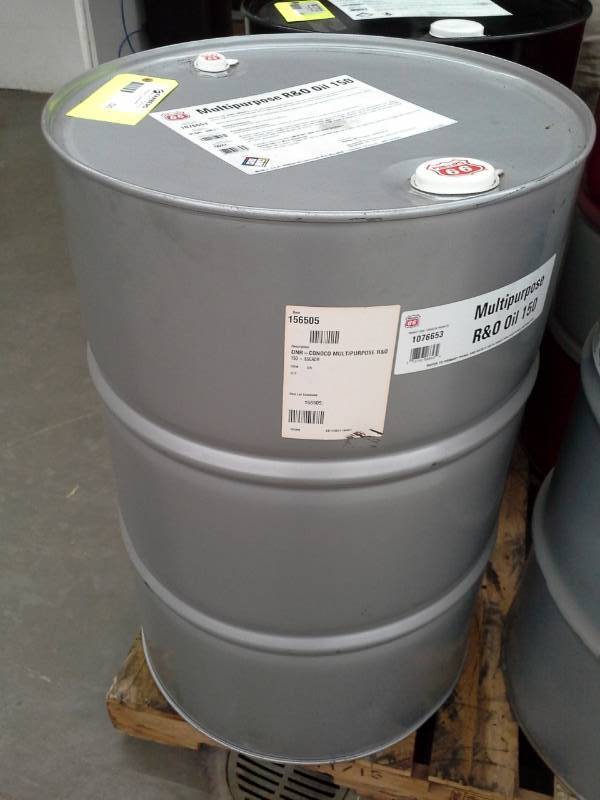 lot 520 image: One Drum of Phillips 66 Multipurpose ISO 150 Rust & Oxidation (R&O) Oil