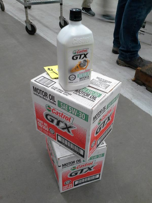 lot 538 image: 2 Cases of Castrol GTX SAE 5W-30 Motor Oil