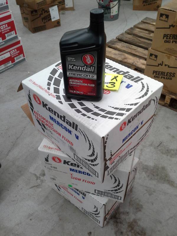 lot 559 image: 3 Cases of Kendall Mercon V Automatic Transmission Fluid
