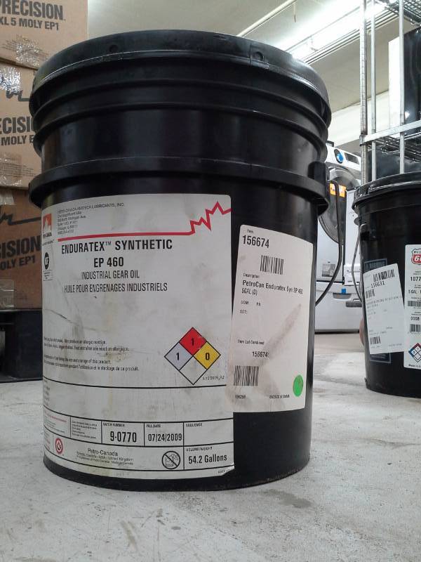 lot 578 image: One Pail of Petro-Canada Enduratex Synthetic EP 460 Industrial Gear Oil