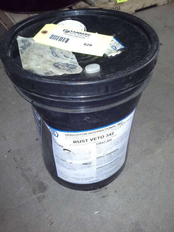 lot 629 image: One Pail of Houghton Rust Veto 342 Rust Preventative Coating