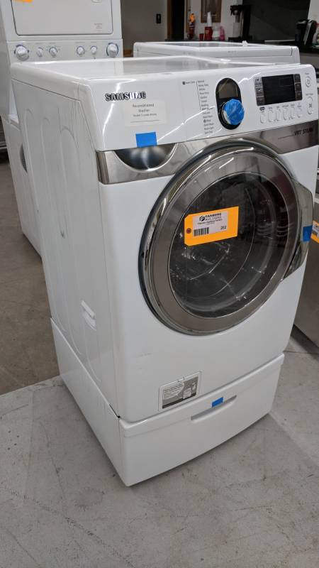 Samsung Pedestal Front Load Vrt Steam Clothes Washer With Pedestal