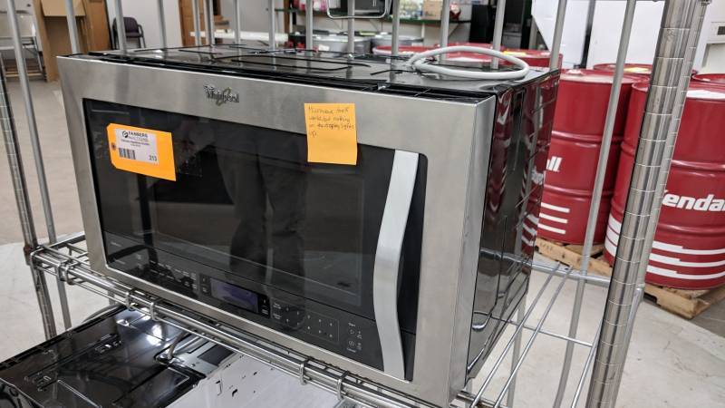 2016 Whirpool 1.9-cu.ft. Stainless Steel Over-The-Range Microwave Oven Hood Combination