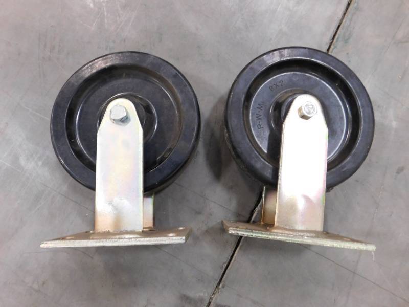 Two Heavy Duty Caster Wheels