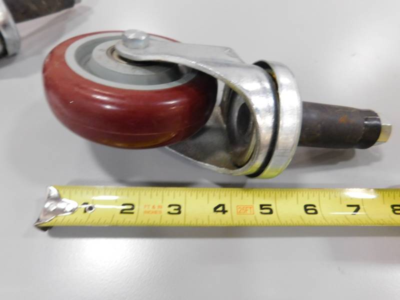 Three Swivel Caster Wheels