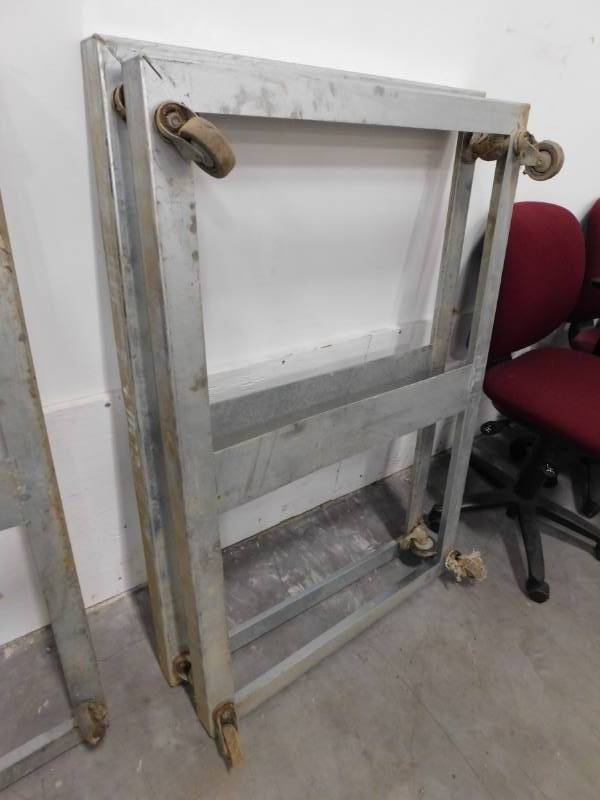 Two Misc. Rolling Equipment Cart  - 32 x 48