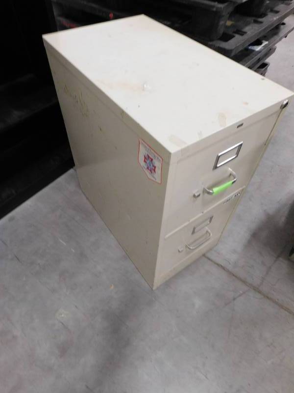 Two Drawer Filing Cabinet - 15(w) x 29(h) x 25(d)