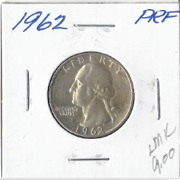 1962 Proof Washington Quarter