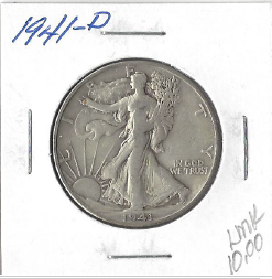 1941-D Walking Liberty Half Dollar