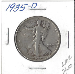 1935-D Walking Liberty Half Dollar