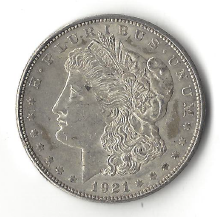 Morgan Silver Dollar - 1921 High Grade
