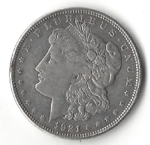 1921 Morgan Silver Dollar