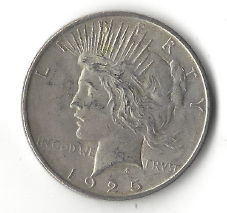 1925 Peace Dollar