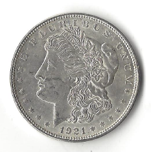 Morgan Silver Dollar - 1921 High Grade