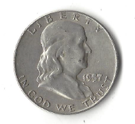 1957-D Franklin Half Dollar
