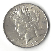 1923 Peace Dollar
