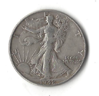 1943 Walking Liberty Half Dollar
