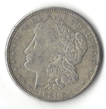 1921-S Morgan Silver Dollar