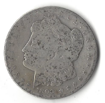 1890-S Morgan Silver Dollar