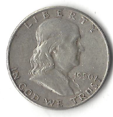 1950 Franklin Half Dollar