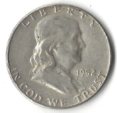 1952 Franklin Half Dollar