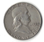 1952 Franklin Half Dollar