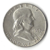 1956 Franklin Half Dollar - High Grade