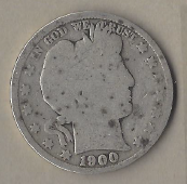 1900 Barber Half Dollar
