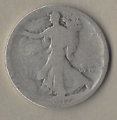 1917 Walking Liberty Half Dollar
